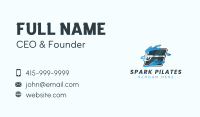 Pressure Washer Water Business Card Image Preview