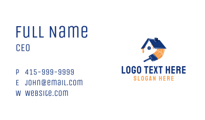 House Roof Painting Business Card Image Preview