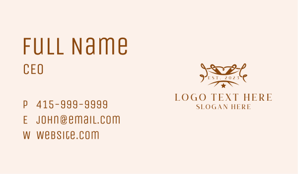 Needle Sewing Tailoring Business Card Design Image Preview