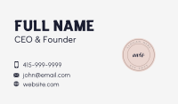 Beauty Nude Badge Business Card Image Preview