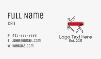 Multipurpose Swiss Knife  Business Card Image Preview