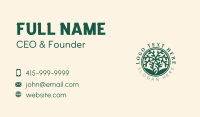 Botanical Eco Tree  Business Card Preview