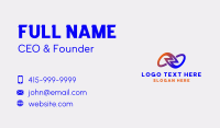 Loop Bolt Electricity Business Card Image Preview