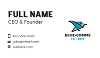 Blue Seagull Business Card Image Preview