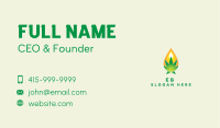 Hemp Oil Droplet Business Card Image Preview