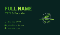 Lawn Mower Shield Business Card Preview