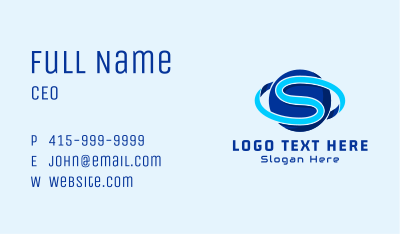 Planet Letter S Business Card