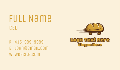 Fresh Bread Delivery  Business Card Image Preview