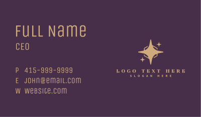 Cosmic Star Business Business Card Image Preview