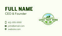 Turf Lawn Mower Business Card Preview