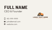 Roadie Shipment Trucking Business Card Image Preview