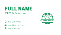 Green Garden Shovel  Business Card Image Preview