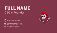 Mohawk Punk Skull Business Card Image Preview