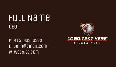 Eagle Sport Team Business Card Image Preview