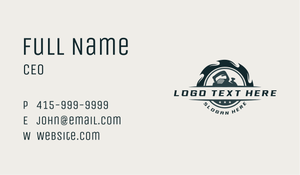 Saw Planer Carpentry Business Card Design Image Preview