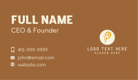 Polynesian Letter P Business Card Image Preview