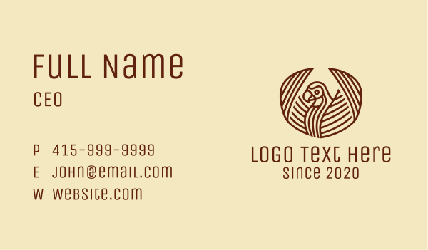 Tribal Flying Bird Business Card Design Image Preview