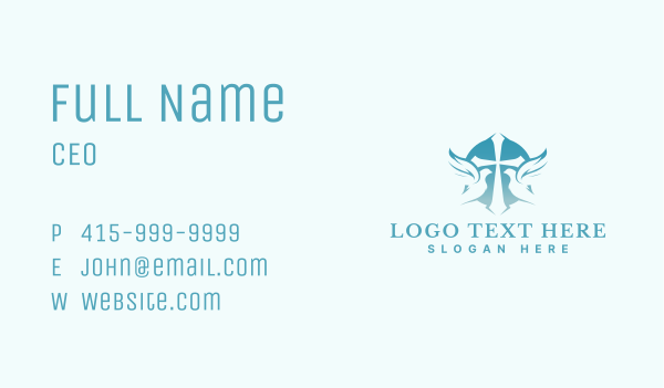 Holy Cross Dove Business Card Design Image Preview