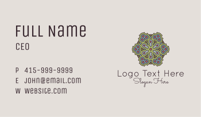 Geometric Lantern Ornament  Business Card Image Preview