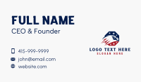 USA Eagle Veteran Business Card Image Preview