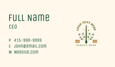 Premium Musical Oboe Business Card Image Preview