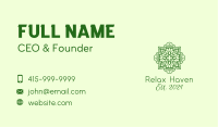 Spring Leaf Plant Business Card Image Preview