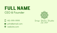 Spring Leaf Plant Business Card Image Preview