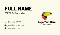 Wild Colorful Toucan  Business Card Image Preview