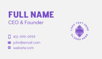 Purple Abstract Startup Business Card Preview