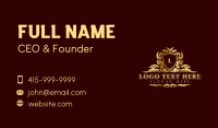 Luxury Deluxe Shield Business Card Image Preview
