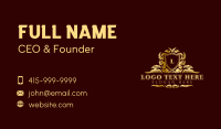 Luxury Deluxe Shield Business Card Design