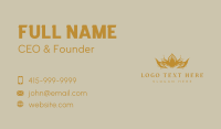 Luxury Crown Tiara Business Card Preview