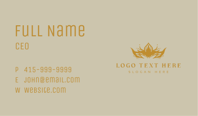 Luxury Crown Tiara Business Card Image Preview