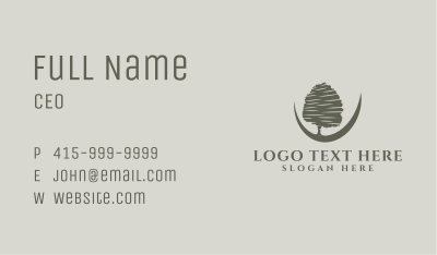Eco Nature Tree Business Card Image Preview