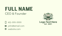 Natural Tea Bottle Business Card Image Preview
