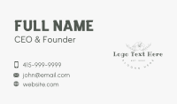 Beauty Lifestyle Wordmark Business Card Preview