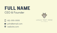 Grey Owl Mascot  Business Card Image Preview