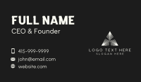 Industrial Geometric Pyramid Business Card Image Preview