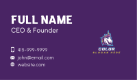 Unicorn Gaming Streamer Business Card Image Preview