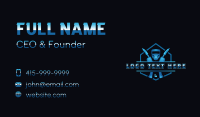 Industrial Welding Metalwork Business Card Design