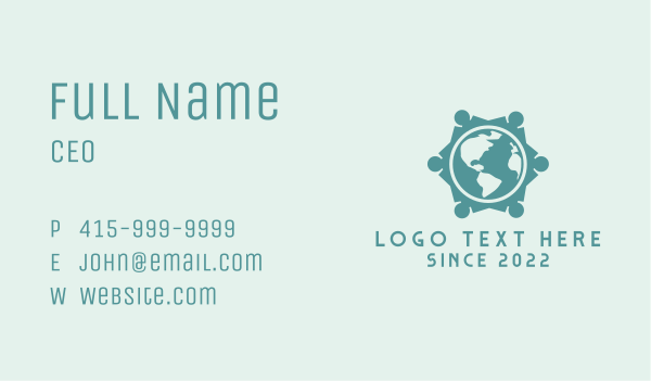 Environmental Organization Group Business Card Design Image Preview