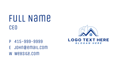 Realty Home Buildings Business Card Image Preview