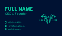 Medical Caduceus Staff Business Card Preview