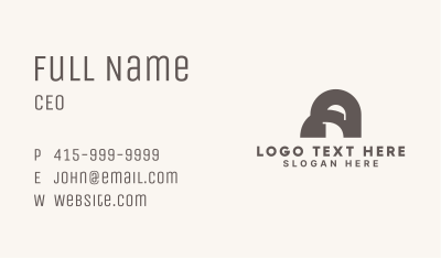 Arch Architecture Builder Business Card Image Preview