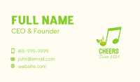 Green Soup Note  Business Card Image Preview