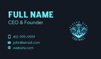 Pressure Washer Janitorial Business Card Image Preview