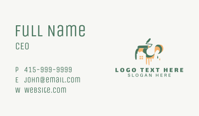 House Paint Maintenance Business Card Image Preview