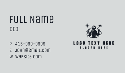 Steelworks Welder Repair Business Card Image Preview