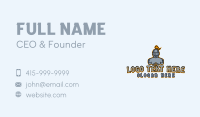 Knight Character Gaming Mascot  Business Card Design