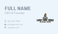 Knight Character Gaming Mascot  Business Card Design